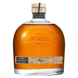 Redemption 10 Year Old Barrel Proof Rye